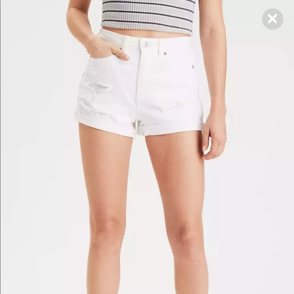 American Eagle AE Stretch Denim Mom Shorts